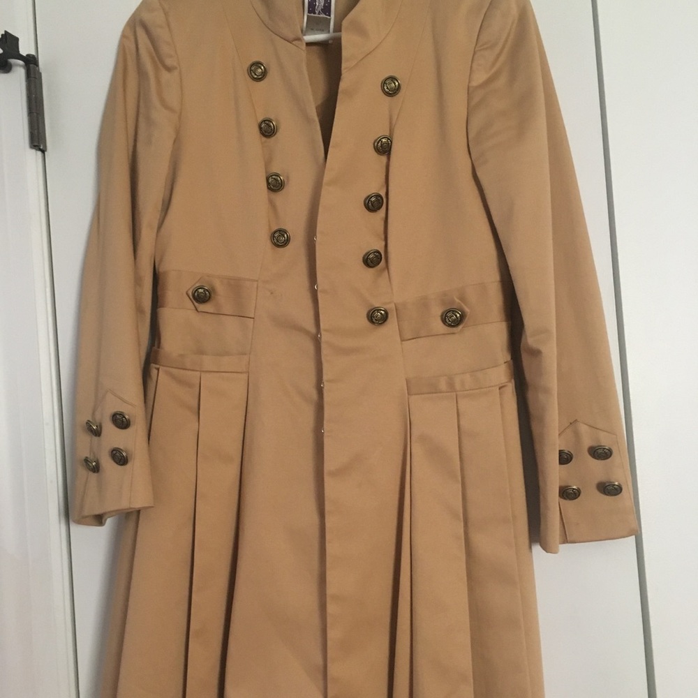 Zelda gold coat dress